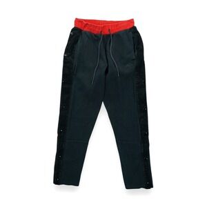 PUMA 91074 Men's T7 Track Pants Snap Button Side Pockets Logo Embroidery Medium